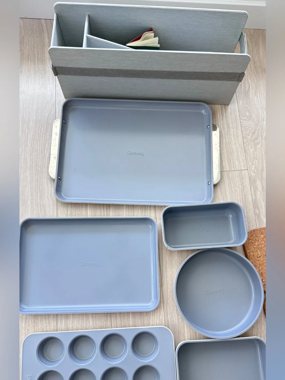 Caraway Bakeware Set: 10-Piece Set With Storage Organizers